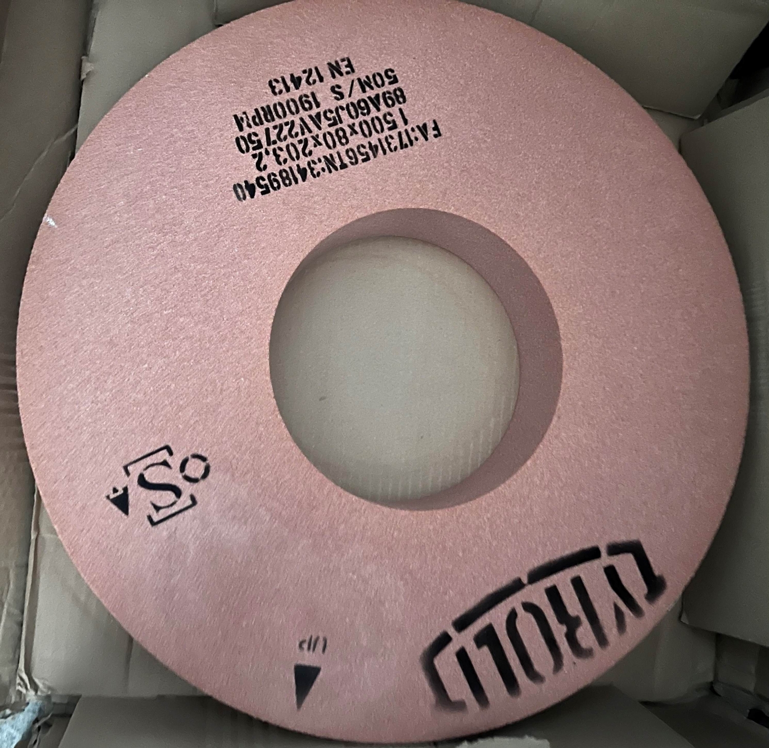 Tyrolit kerámia köszörű korong  500x80x203,2